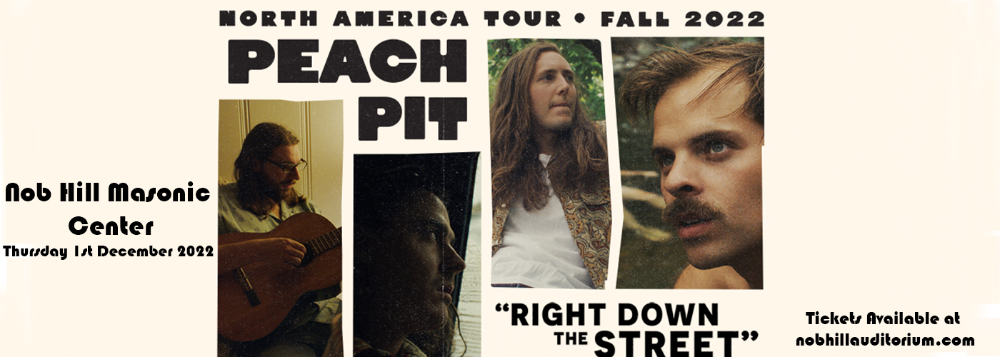 Peach Pit at Nob Hill Masonic Center tickets Peach Pit at Nob Hill Masonic Center