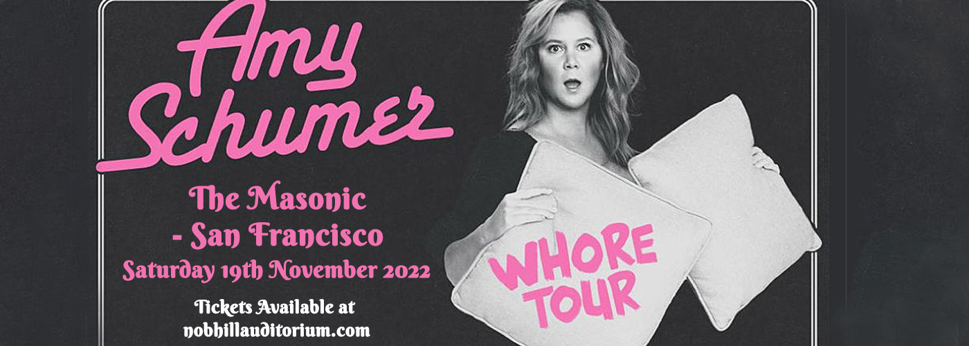 Amy Schumer at Nob Hill Masonic Center