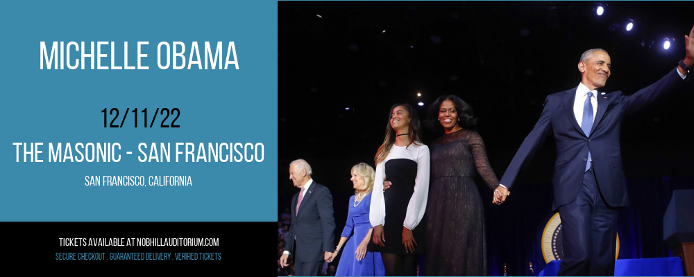 Michelle Obama at Nob Hill Masonic Center