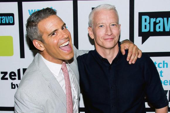 Anderson Cooper & Andy Cohen at Nob Hill Masonic Center