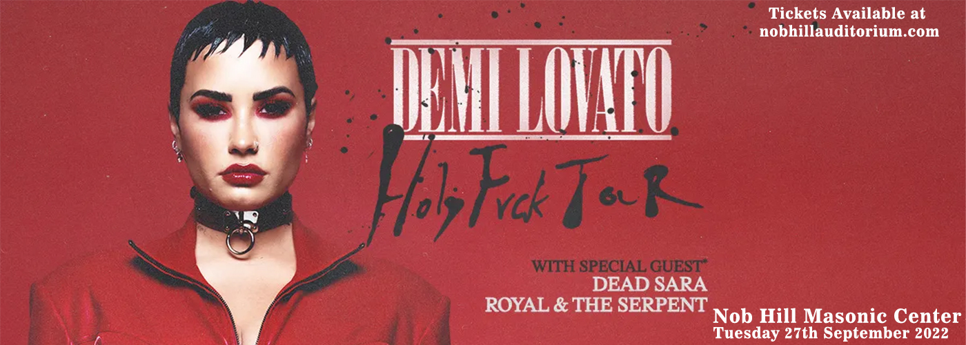 Demi Lovato at Nob Hill Masonic Center tickets Demi Lovato at Nob Hill Masonic Center