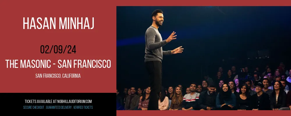 Hasan Minhaj at The Masonic