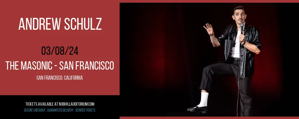 Andrew Schulz at The Masonic