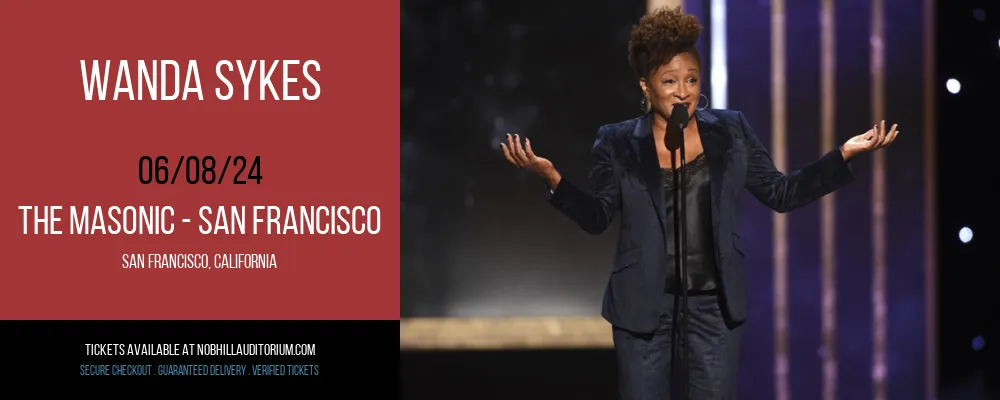 Wanda Sykes at The Masonic