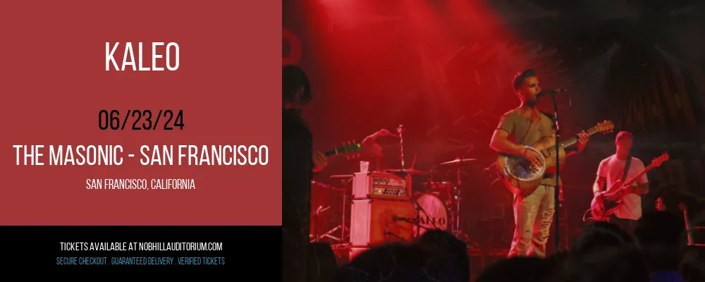 Kaleo at The Masonic