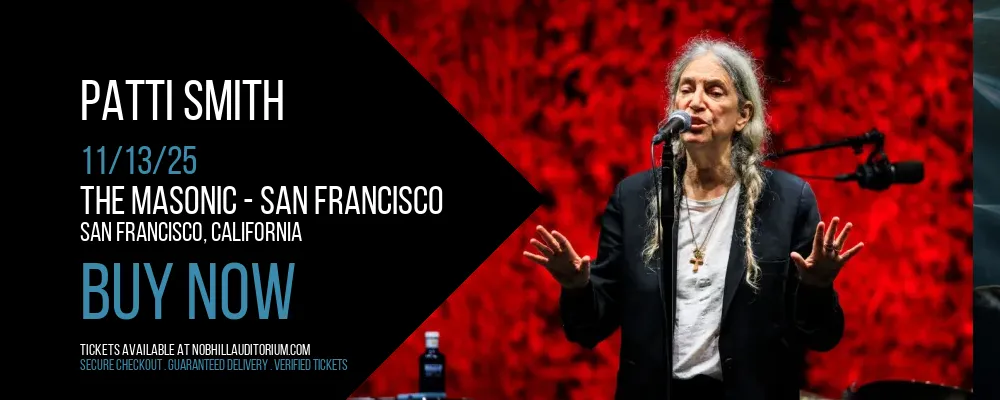 Patti Smith at The Masonic