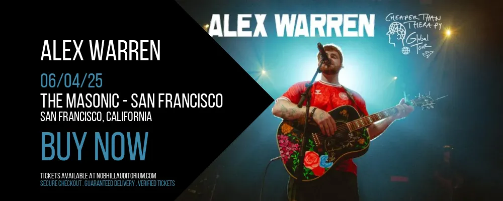 Alex Warren at The Masonic