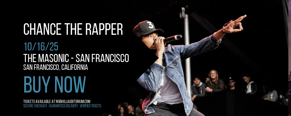 Chance The Rapper at The Masonic