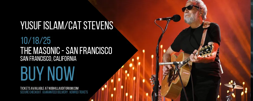 Yusuf Islam/Cat Stevens at The Masonic