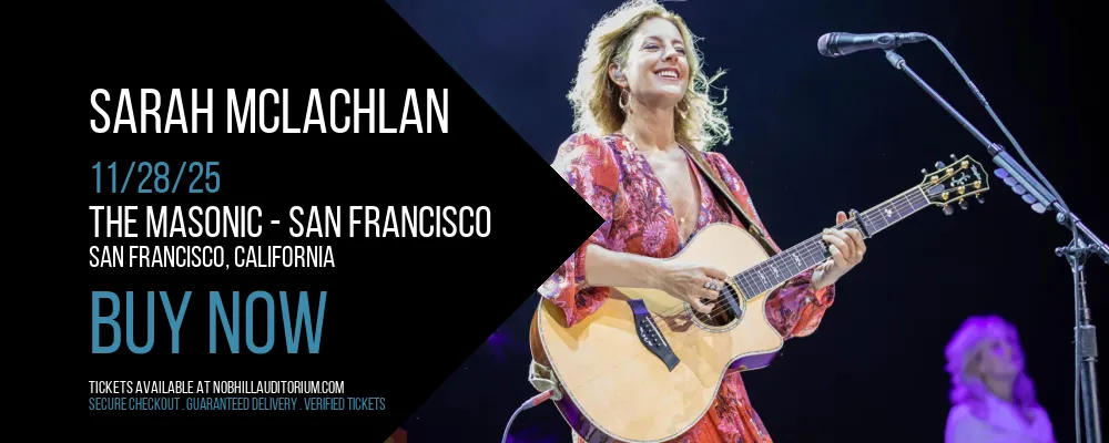 Sarah McLachlan at The Masonic