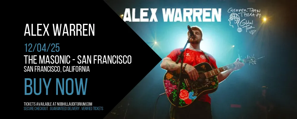 Alex Warren at The Masonic