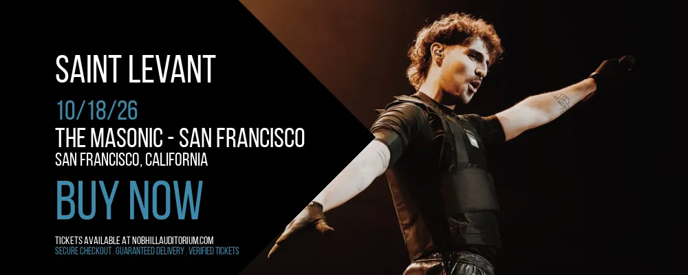 Saint Levant at The Masonic
